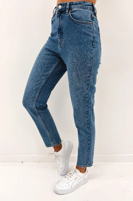 High Moms Jean Blue Hue