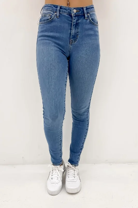 Mid Ankle Skimmer Jean Mystic Indigo