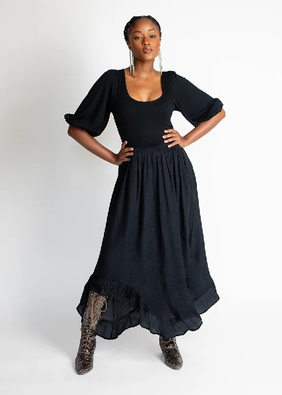 Kamina Dress in Black