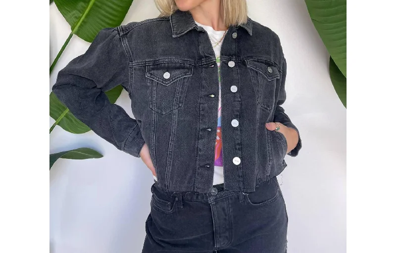 Denim Blythe Jacket In Black