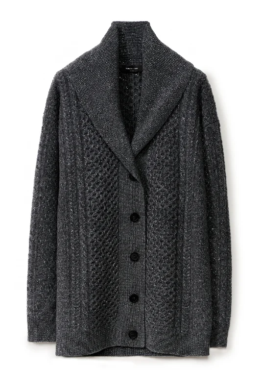 Platinum Fisherman Cardigan